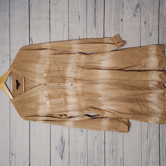 Velvet heart  Emmeline Taupe longsleeve dress - Picture 3 of 8